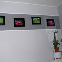 Fotogalerie an der Wand