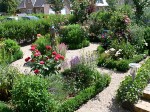 bauerngarten Struktur in einem Bauerngarten