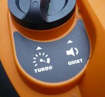 Umschalter von leise zu Turbo Modus