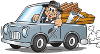 Heimwerker mit Transporter, Bildrechte jokatoons - Fotolia.com