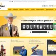Screenshot Solarworld Website