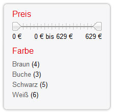 JR Möbel Preisfinder