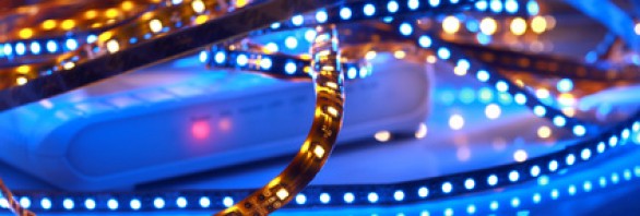 LED Lichtleisten in unterschiedlichen Farben