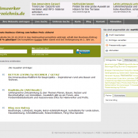 Screenshot Heimwerkerverzeichnis.de