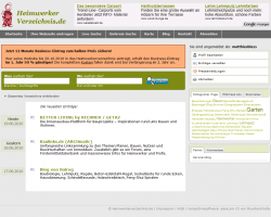 Screenshot Heimwerkerverzeichnis.de