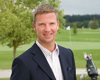 Rasenexperte Christian Engelman