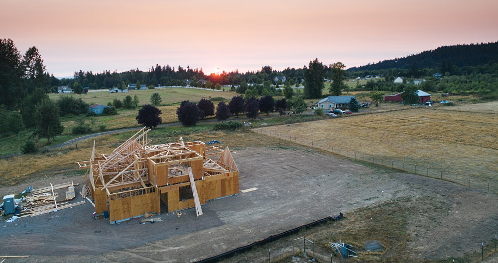 Bauland kaufen - Holzhaus Neubau auf Bauland