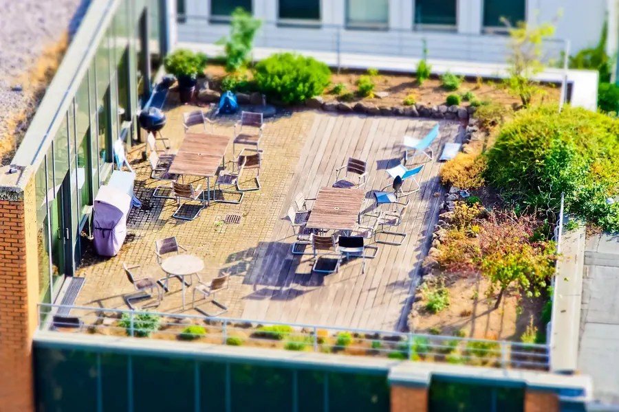 Eine Dachterrasse ergänzt den Wohnraum perfekt