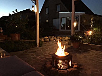 Feuerstelle im Garten