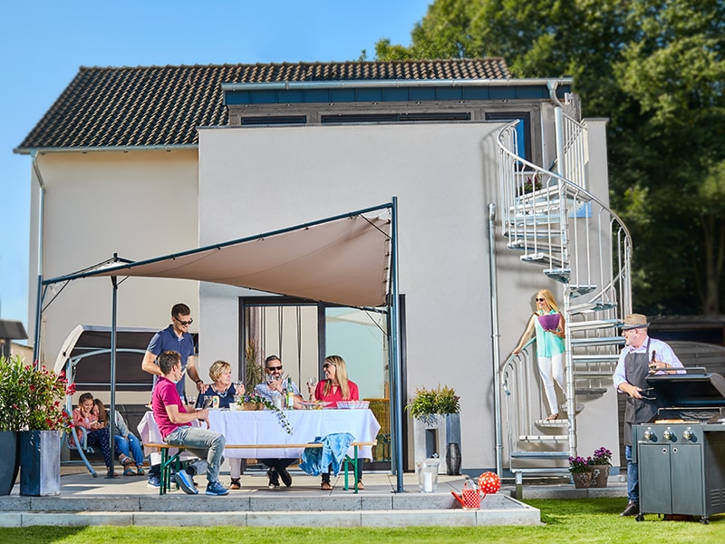 Scalant Aussentreppe im Garten