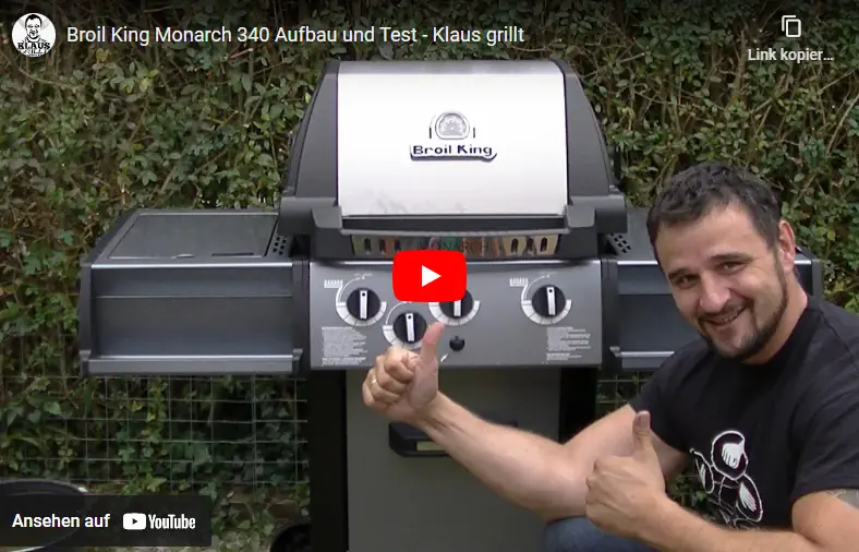 Broil King Gasgrill Test auf Youtube